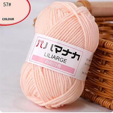 DIY Baby Milk Soft Cotton Knitting Yarn for Sweaters