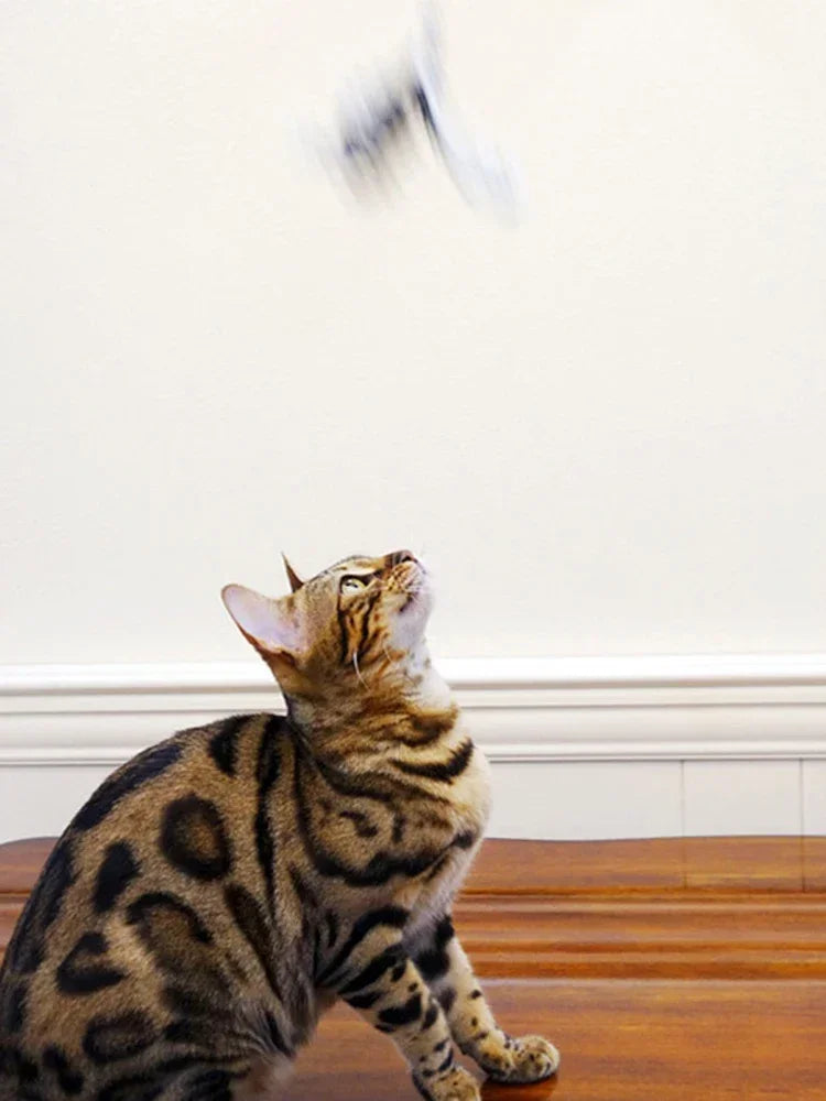 Cat Teaser Stick With Bell Feather Long Rod Suction Cup