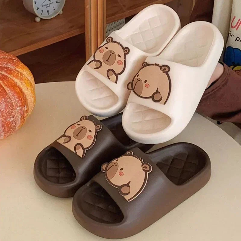 Home Slipper Women Capybara Cute Cloud Sandals Flip Flops