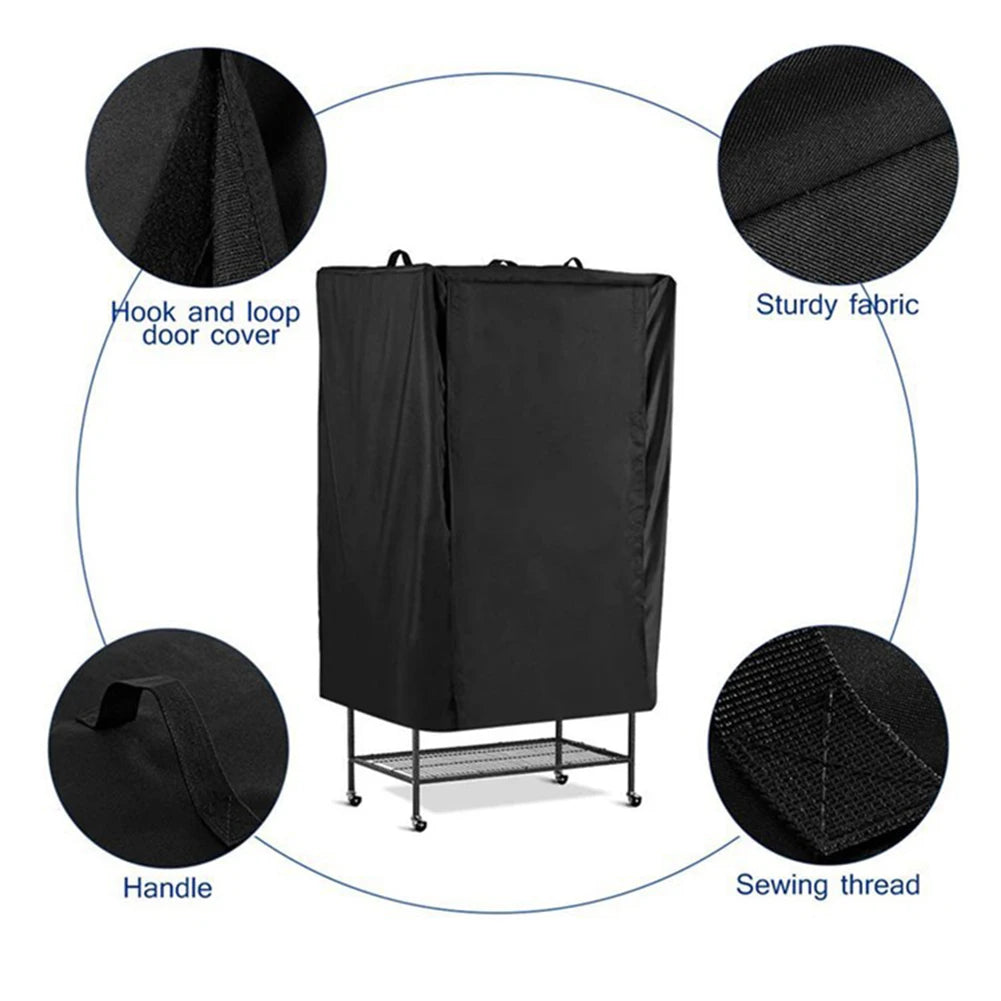 1PCS Birdcage Shade Black 69*104*122CM Breathable Washable Bird Cage Cover Black-Out Pet Cover Home Supplies DIY Accessories