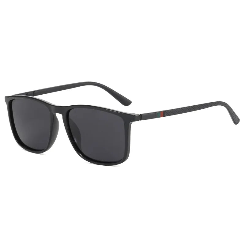 New Classic Fashion Polarization Sunglasses Men's And Women's Square Large Frame UV Protection Fishing Driving Glasses