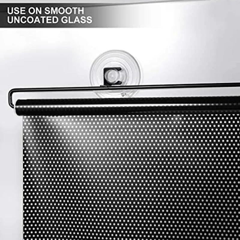 Universal Roller Blinds Suction Cup Sunshade Blackout Curtain