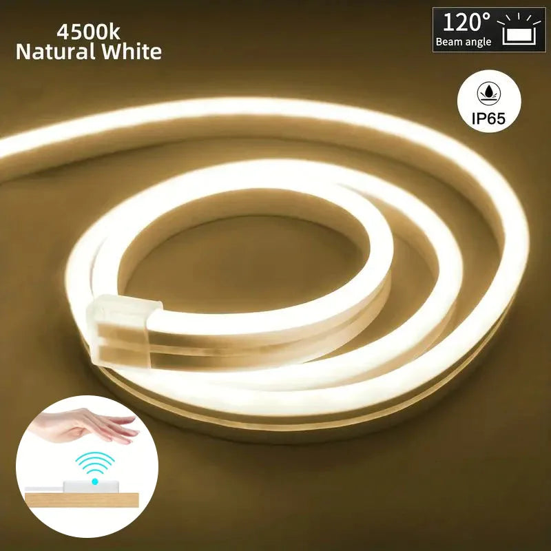 LED Neon Lights Strip Dimmable Waterproof USB Powered Motion Sensor Hand Scan Switch for Home Party DIY Neon Sign