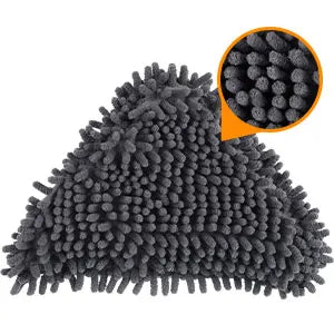 360 Degree Rotating Triangle Microfiber Wall Mop with Long Handle Adjustable Dry and Wet Cleaning Mop for Efficient Floor Dusting