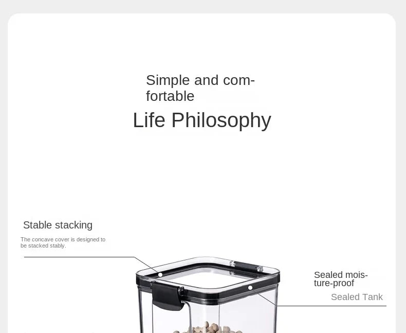 Kitchen Grain Storage Jars Set β Moisture-Proof Organizer for Seasonings