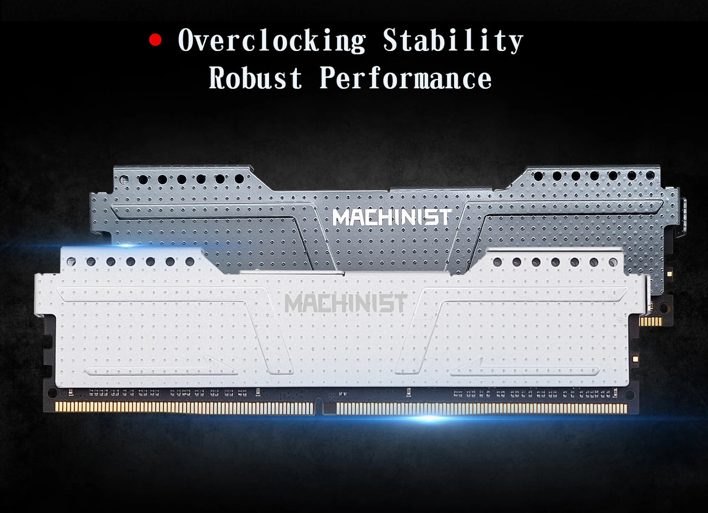 MACHINIST 16GB DDR4 Desktop Memory with Heat Sink for All Motherboards