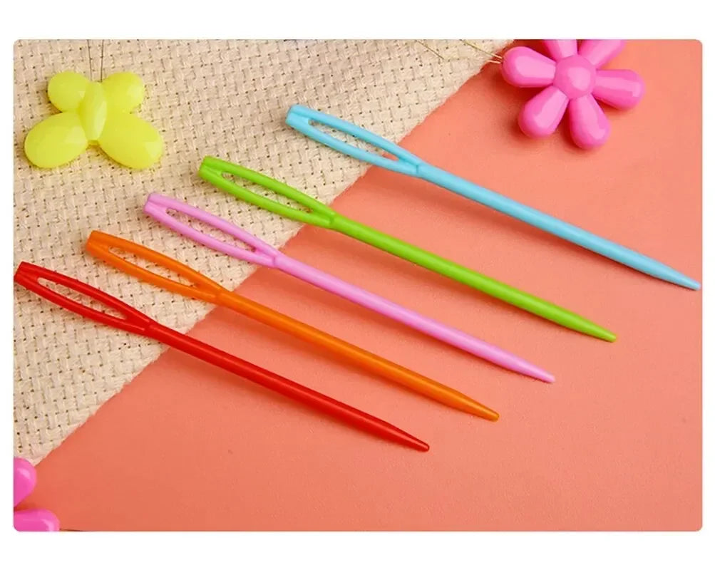 10/30 PCs Mixed Color Knitting Needles Crochet Hooks for Kids