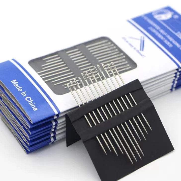 12/24/36Pcs Stainless Steel Blind Needles for Easy Sewing