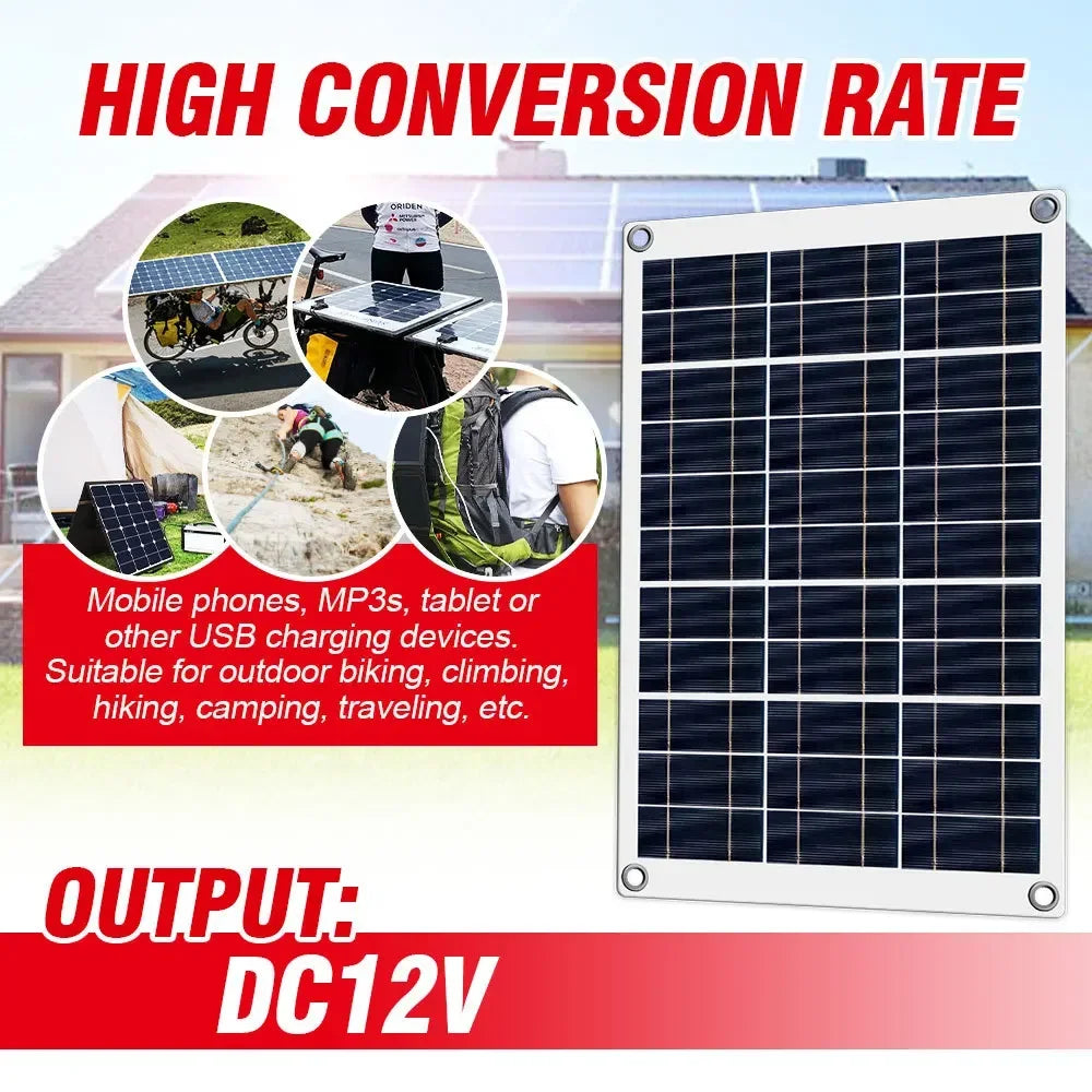 6000W Solar Inverter Kit with 600W Panel 12V Charging System
