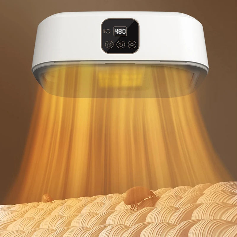 Multifunctional Electric Clothes Dryer Portable Compact Foldable Laundry Dryer Machine with Timer and Dryer Bag