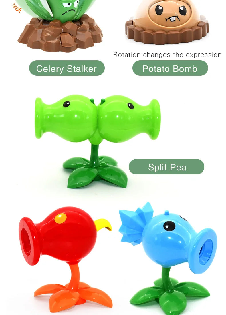Plants vs Zombies 2 Full Set Toys Pea Shooter and Friends Role Play Action Figures for Kids