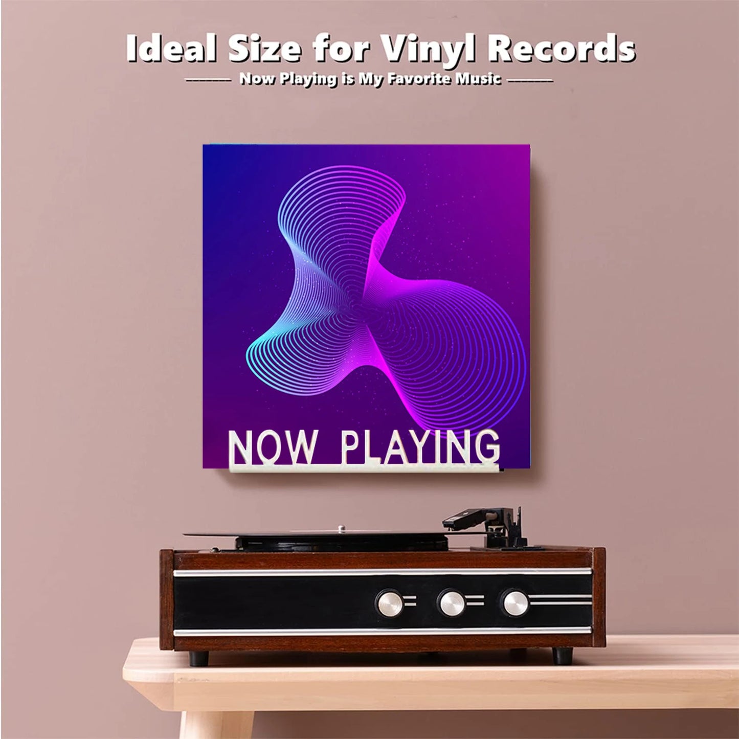 Floating Vinyl Record Shelf Acrylic Wall Mounted Display Rack
