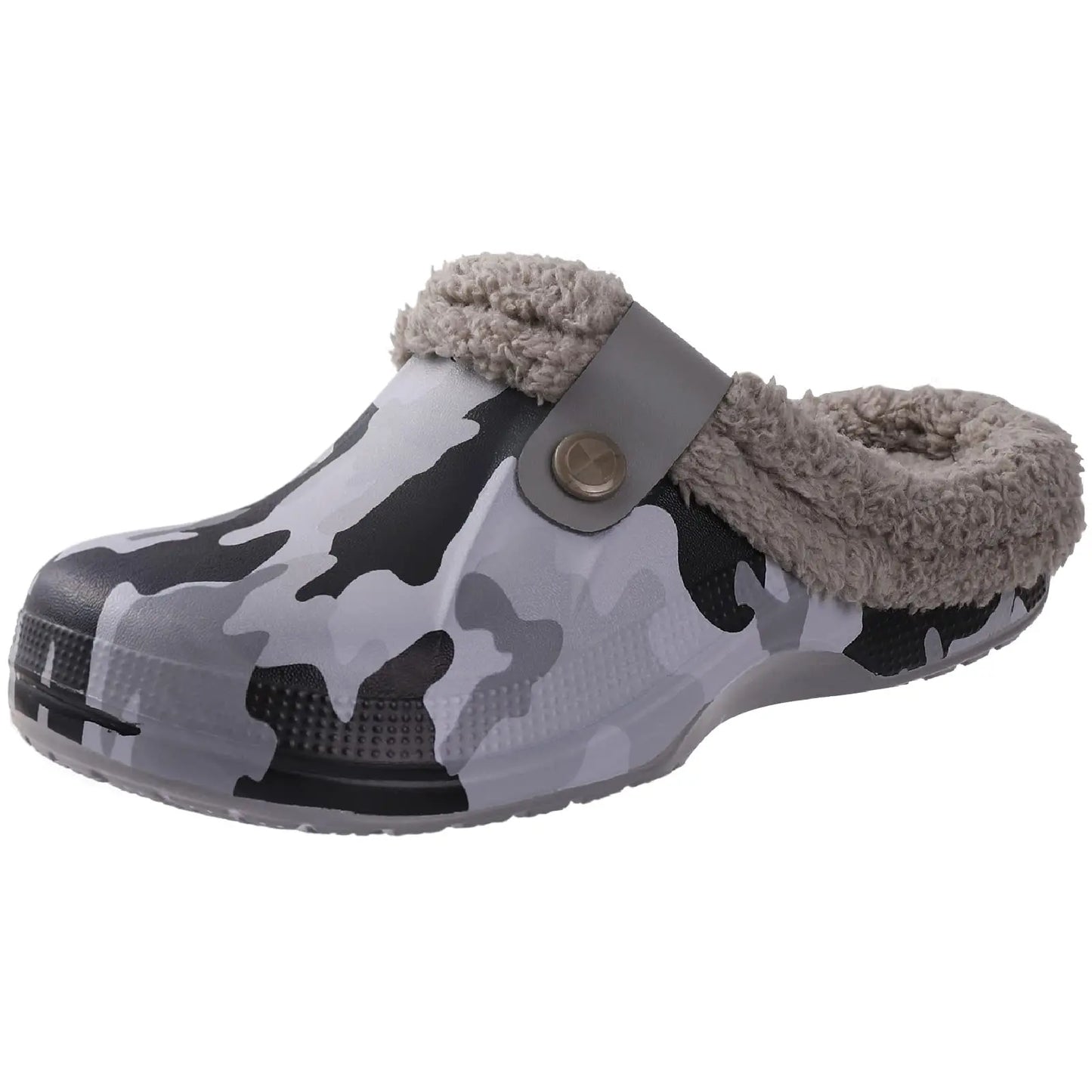 Comwarm New Fuzzy House Slippers For Women Men Winter Clogs