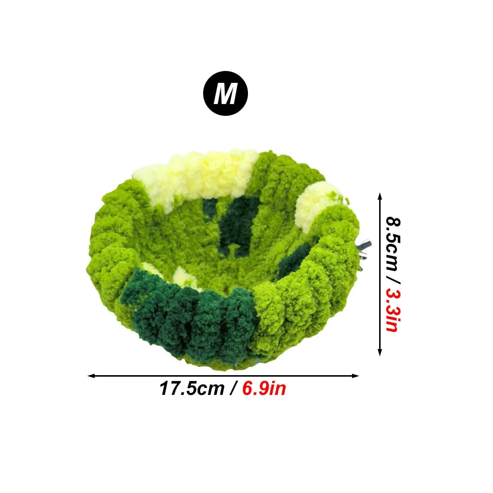 Autumn Winter Warm Cozy Bird Nest Plush Parrot Round Sleeping Bed House Toys for Small Animal Pet Bird Parrot Cage Accessories