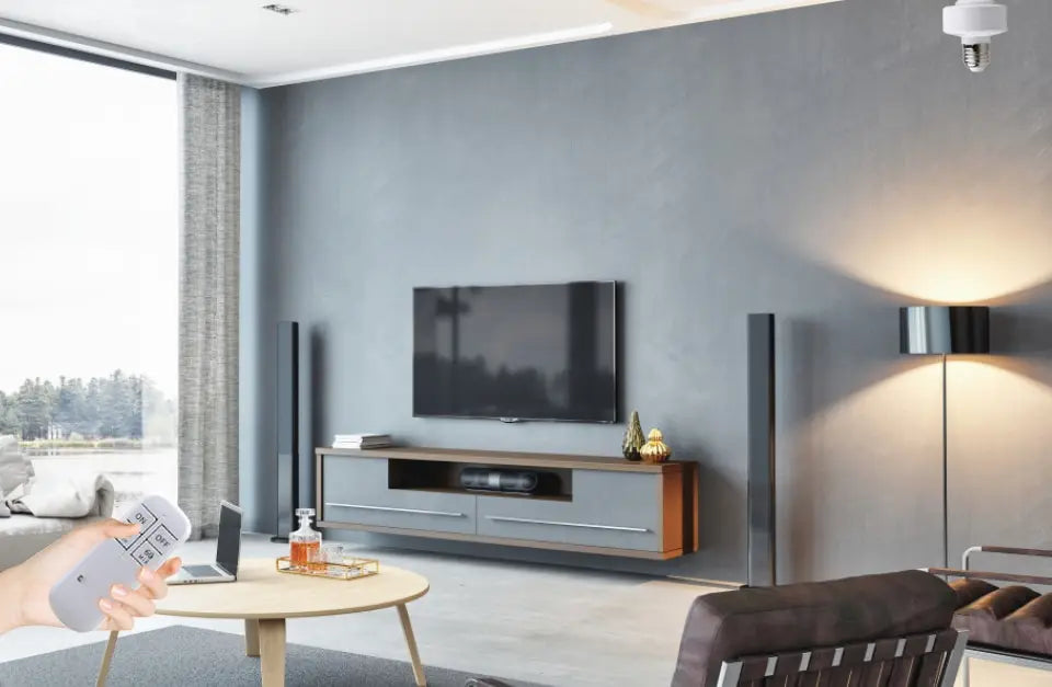 Smart Timer Switch Wireless Remote Control E27 Lamp Holder 15m Range 110V 220V