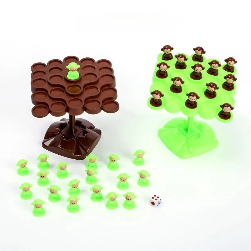 Monkey Balance Tree Focus Balance Training Toy Folding Music Series Parent Child Interactive Game