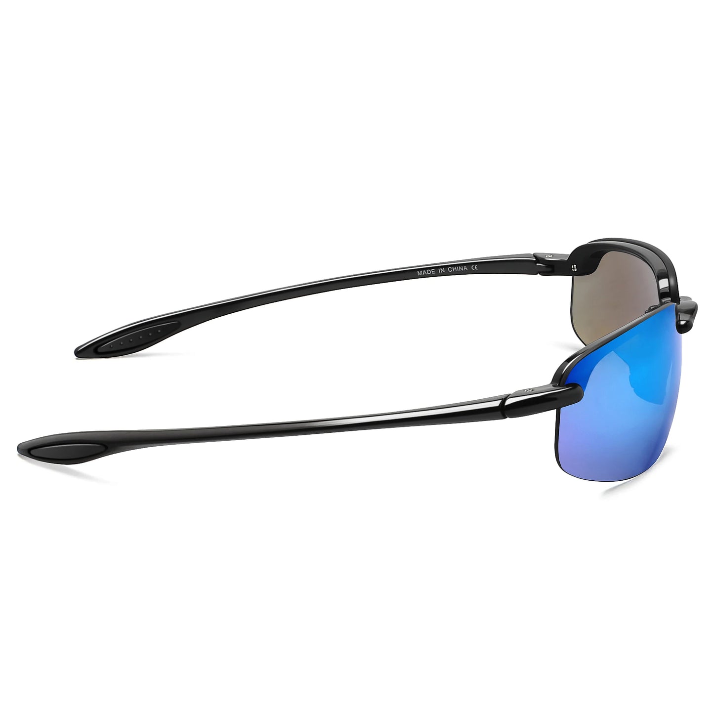 JULI Sports Sunglasses for Men Women UV400 TR90 Rimless 8001
