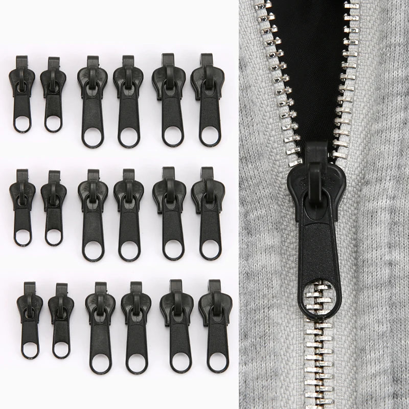 Universal Zipper Repair Kit Instant Fix Zipper Replacement 24/18/12/6Pcs