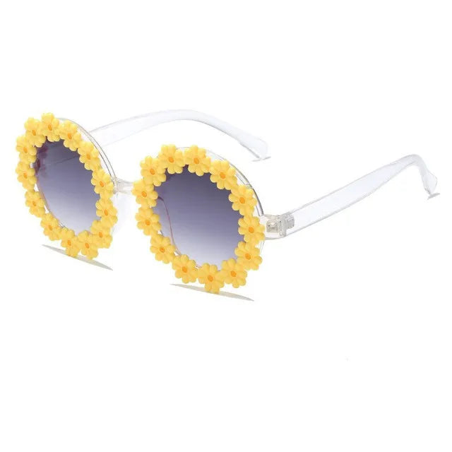 Summer Child Sunglasses Daisy Flower UV400 Eyewear for Kids