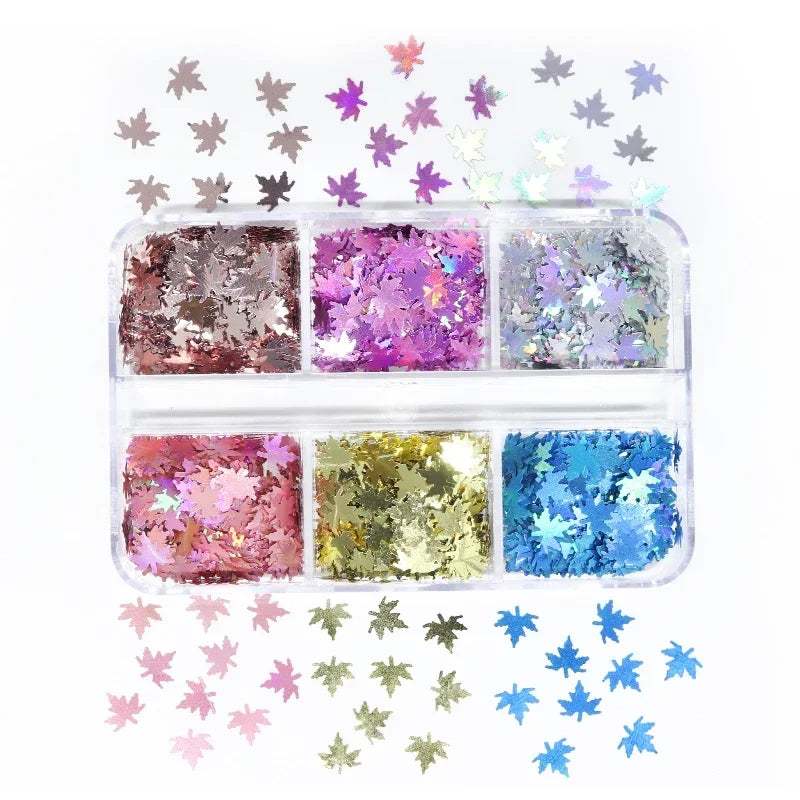 Holographic Glitter English Alphabet Flakes For DIY Resin