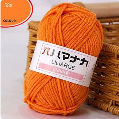 DIY Baby Milk Soft Cotton Knitting Yarn for Sweaters
