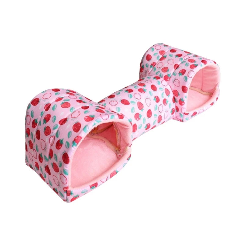 Hamster Rodents Hideaway Toy Gerbil Bed Hideouts Pet Tunnel Cave for Ferrets Hamster Toy Guinea Pigs Toy B03D