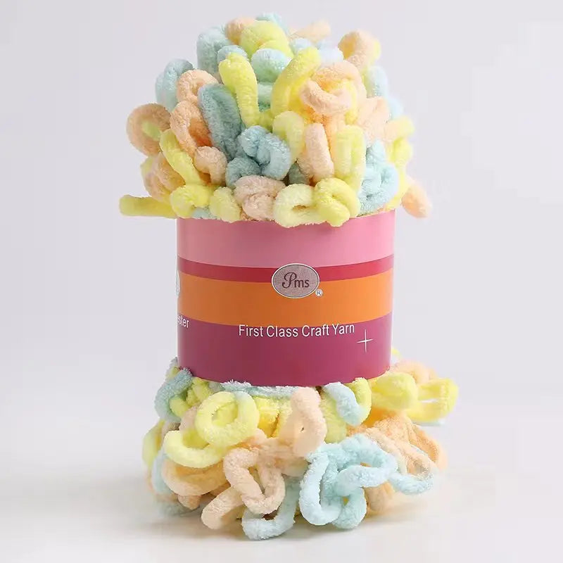 1pc 100% Polyester Finger Loops Yarn for DIY Knitting Crafts