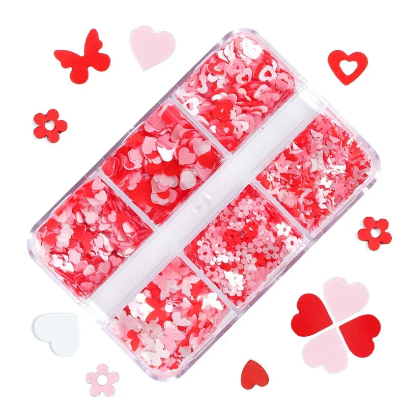 Holographic Glitter English Alphabet Flakes For DIY Resin