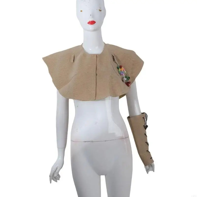 28TC Comfortable Parrots Shoulder Cape With Arm Protective Covers for Bird Training