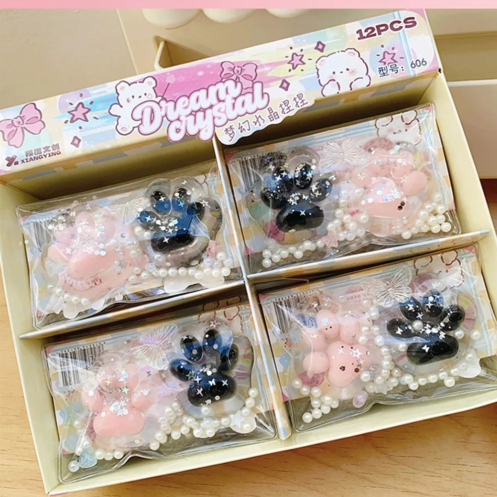 Mini Cat Paw Pinch Toy Slow Rebound Stress Relief Cube