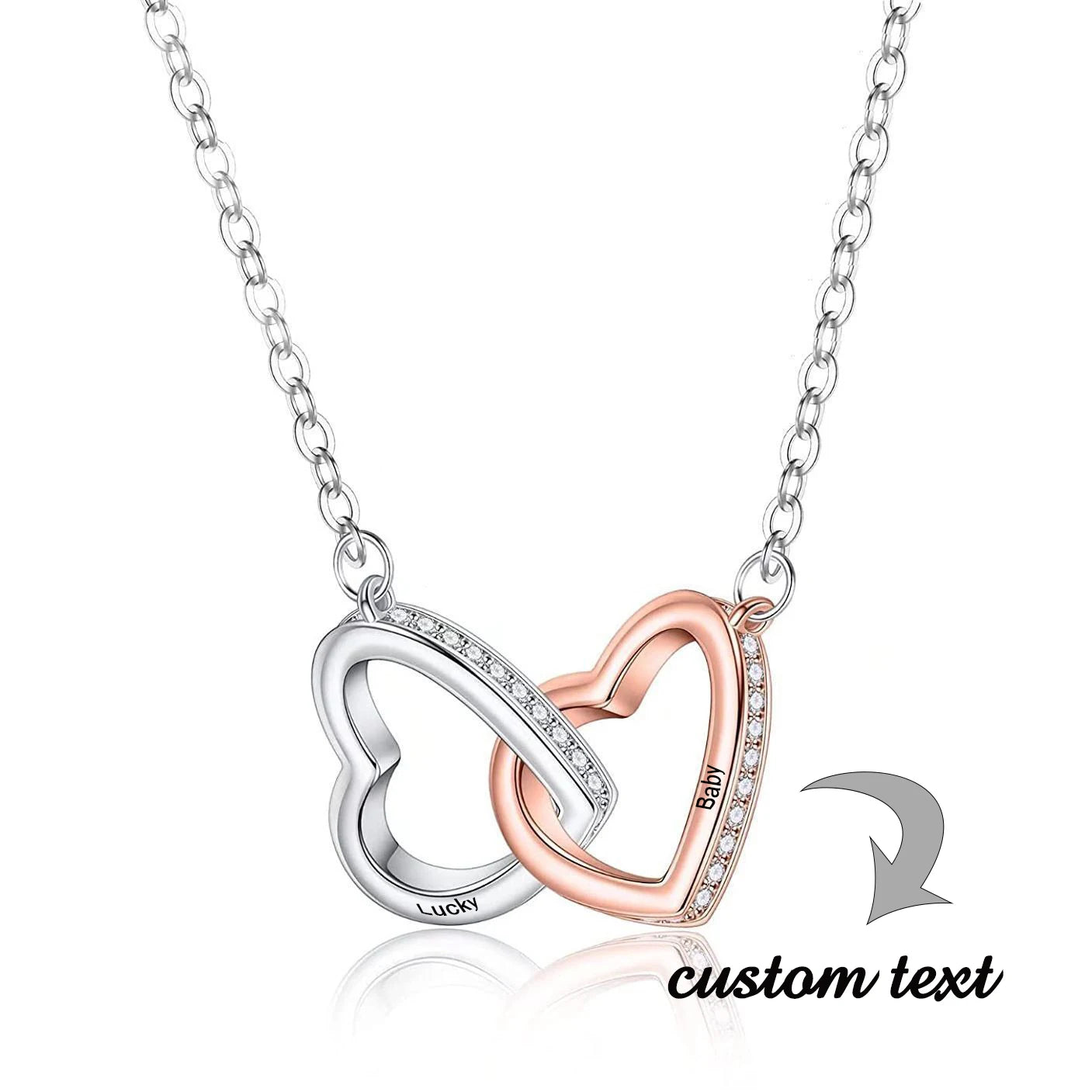 Eternal Rose Box With Heart Necklace For Mom Mother's Day Gift