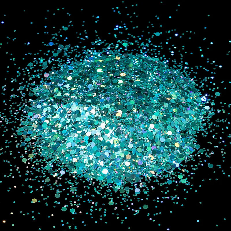10g Holographic Hexagon Chunky Glitter for Epoxy Resin Art