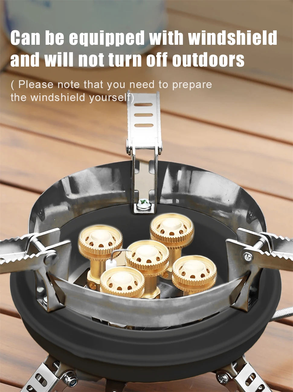 BRS-201A Portable Camping Gas Stove 16000W Butane Burner