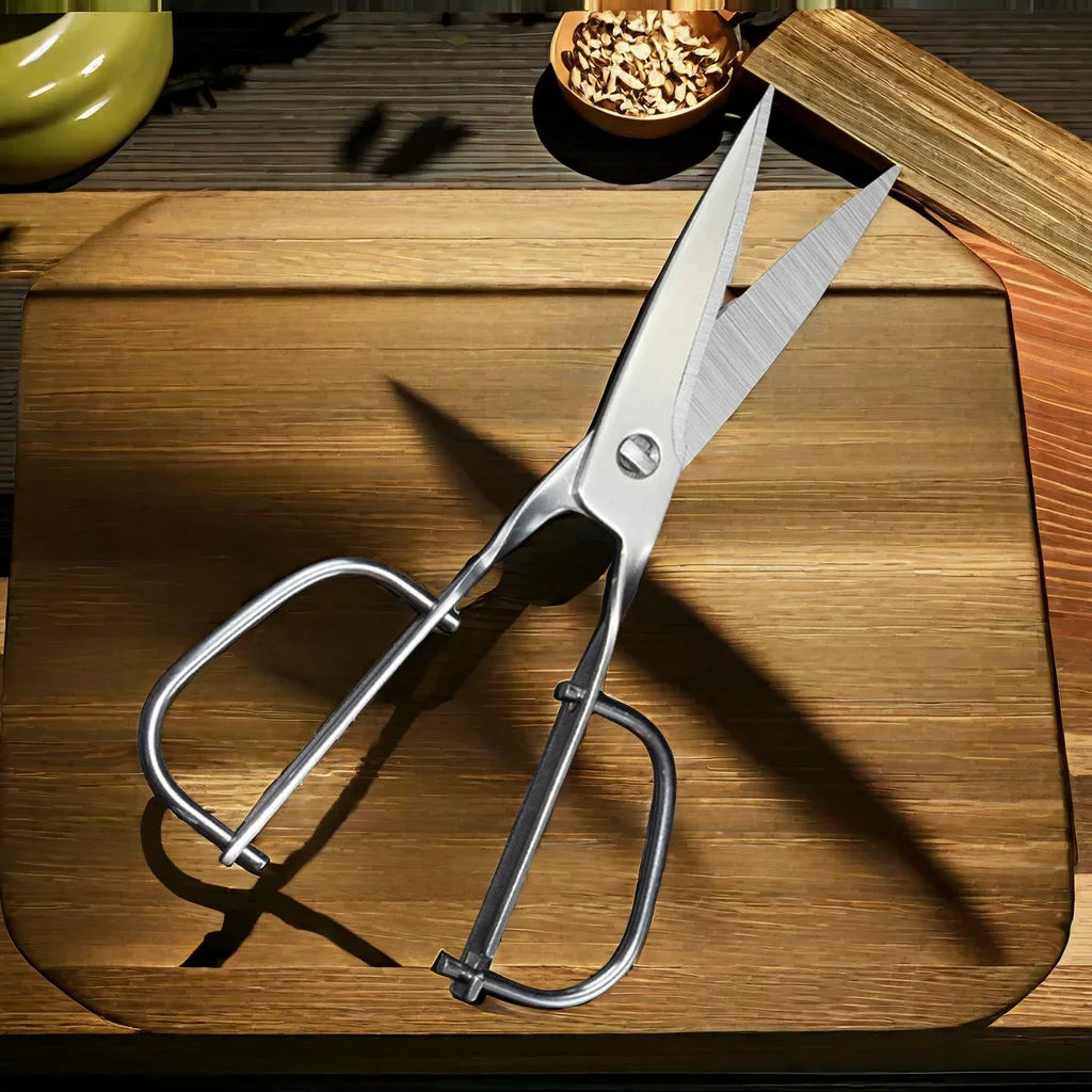 High Quality All Steel Kitchen Scissors with Detachable Stainless Steel Blades Multi Purpose Barbecue and Food Cutting Shears