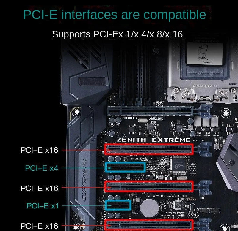 WiFi 5 PCI-E Wireless Adapter AC1200 Dual Band Bluetooth 4.0