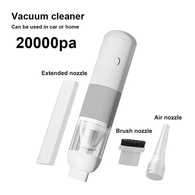 New Car Vacuum Cleaner Portable Mini Handheld 20000PA Dust Catcher