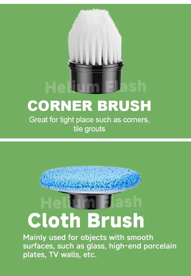 Cordless Electric Spin Scrubber for Home Cleaning Multipurpose Brush for Kitchen Bathroom and Toilet