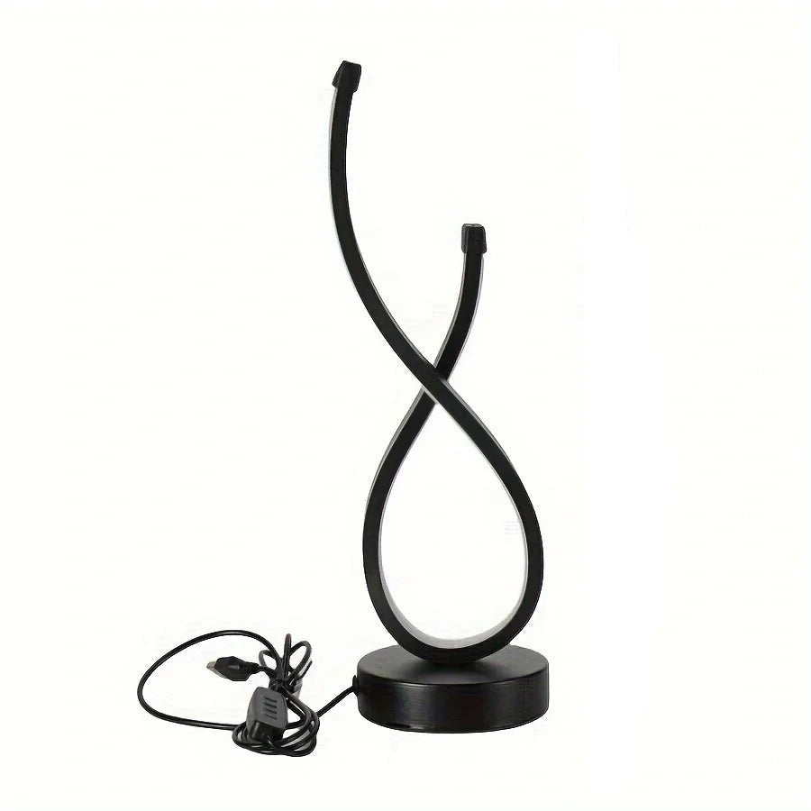 LED Table Lamp for Bedroom and Restaurant Stylish Luminescent Nightlight with Soft Soothing Light