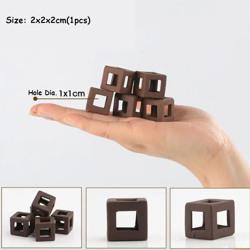 Ceramic Aquarium Decoration Fish Shrimps Shelter House Pottery Scorpion House Canister Simulation Stone Fish Tank Decor Great