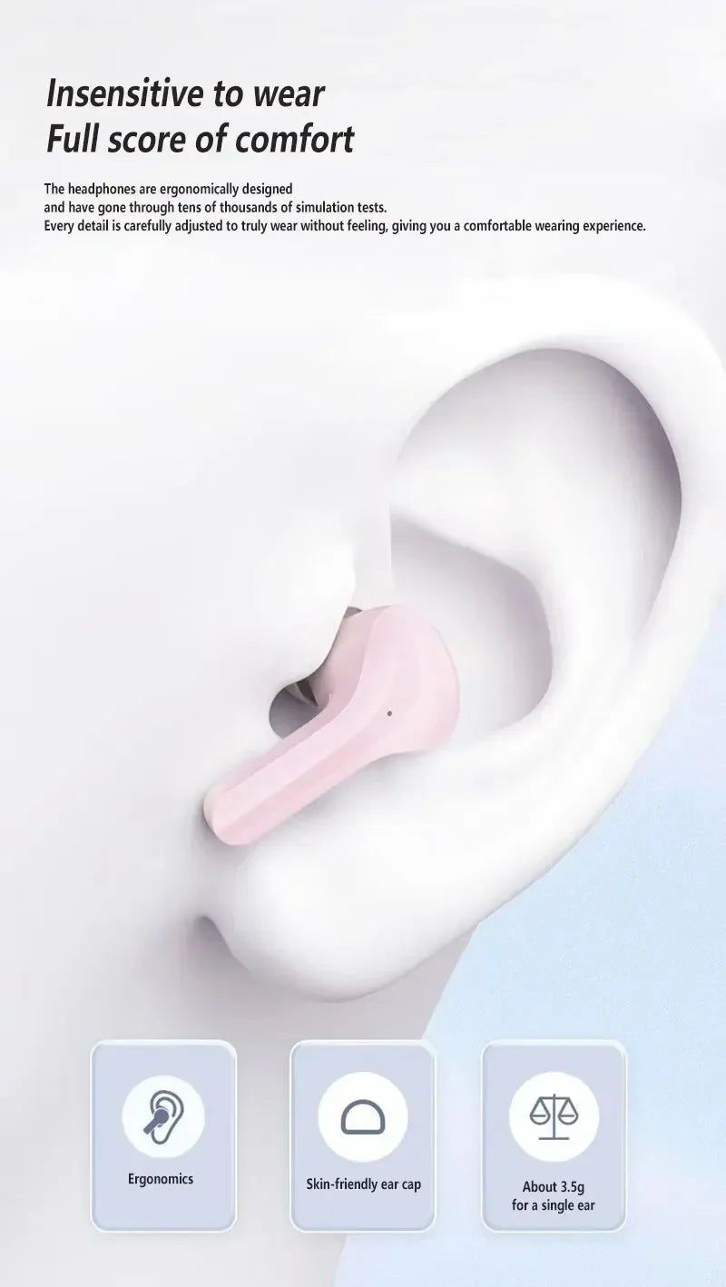 Original T2 Wireless Bluetooth Earphone HIFI Stereo Sound LED Display for Xiaomi