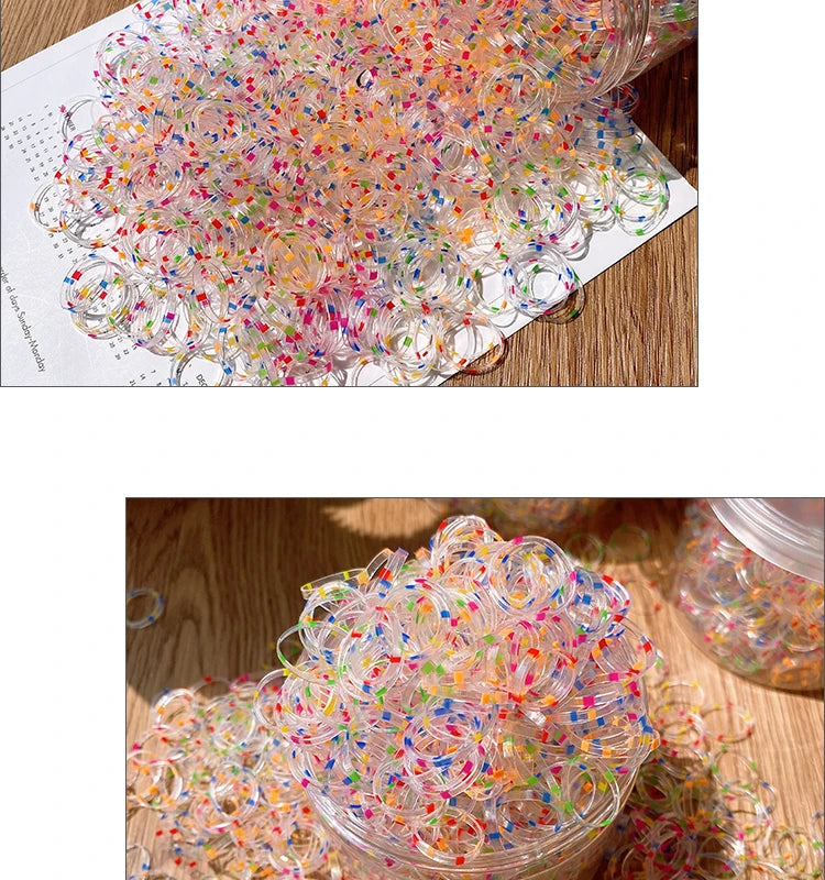 Girls Disposable Rubber Band Scrunchies Cute Baby Hair Accessories