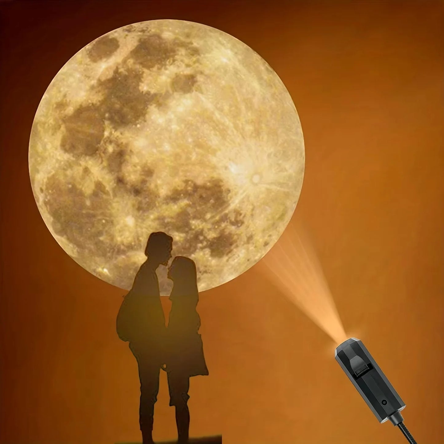 Planet Projection Light Moon Earth USB Night Light for Kids