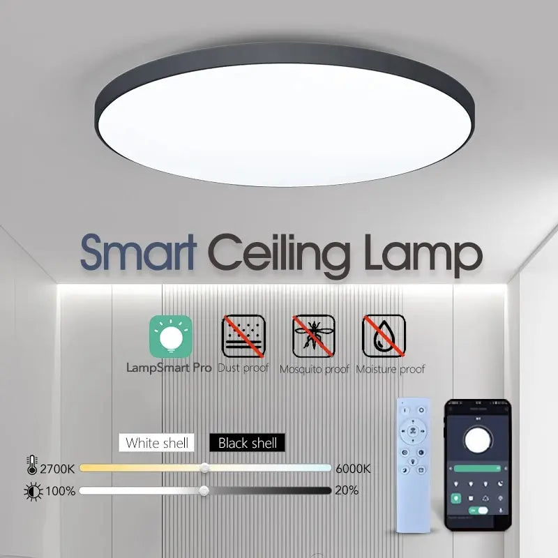 Smart LED Ceiling Lamp 36W 50W Dimmable APP Control