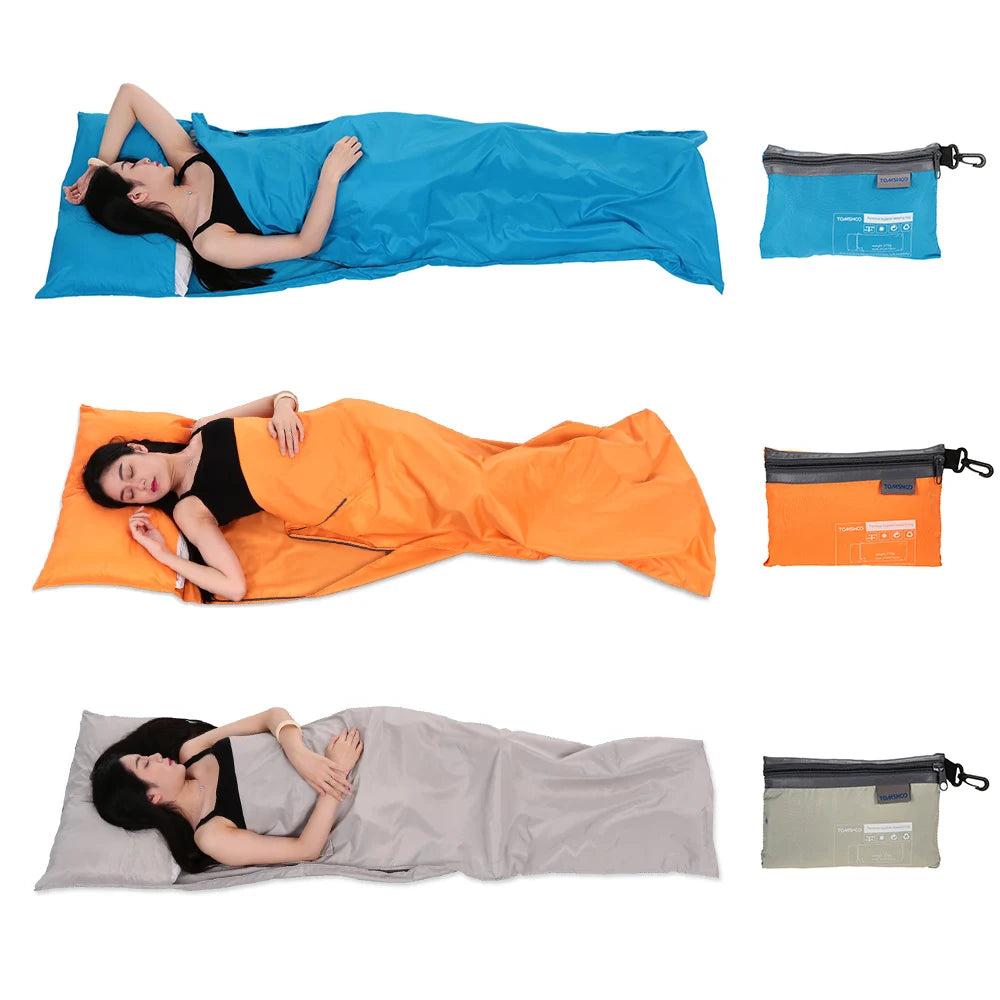 Lightweight Outdoor Sleeping Bag Liner Polyester Pongee 75x210CM