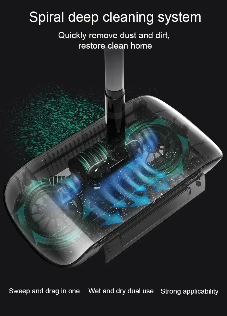 Combination Broom and Mop Set Hand Push Dustpan for Efficient Home Cleaning Tools