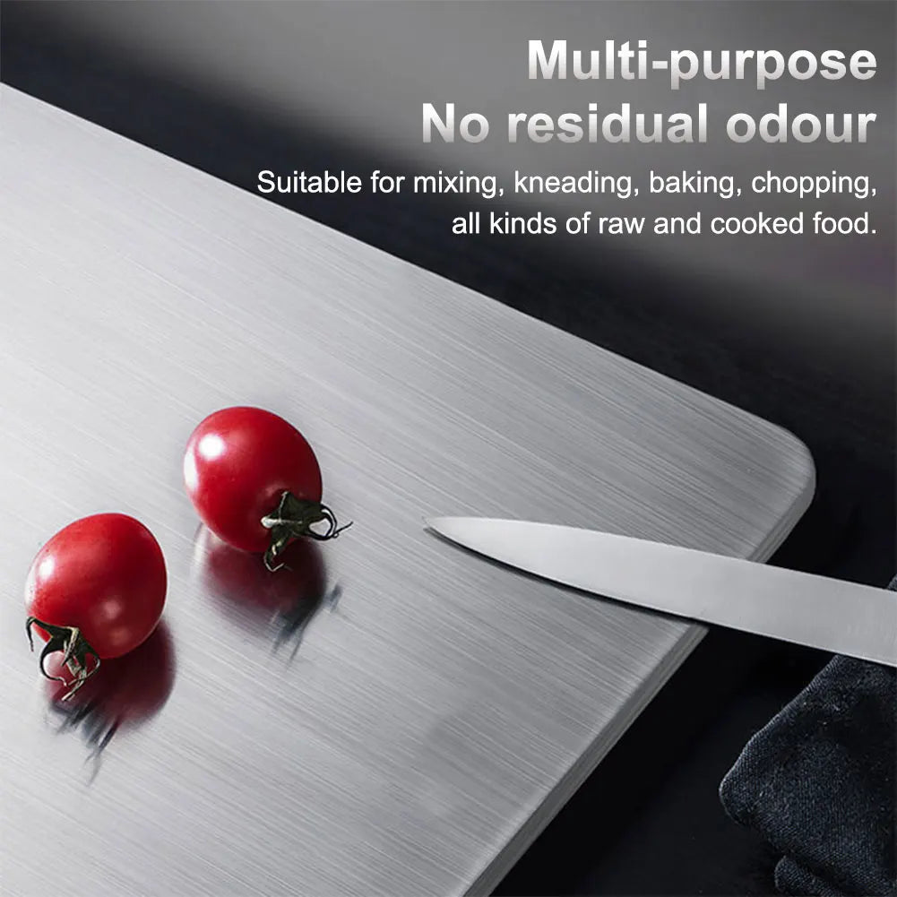 Stainless Steel Double Sided Cutting Board Easy To Clean