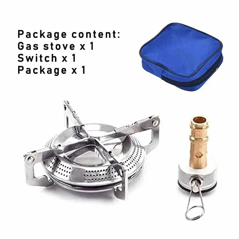 Portable Windproof Camping Gas Stove β Foldable Outdoor Cooking Burner with Electronic Ignition
