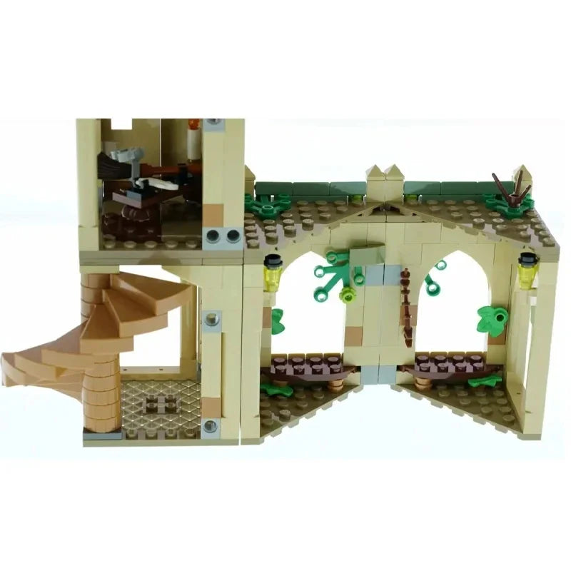 Sirius's Rescue Courtyard Building Blocks 76401 DIY Castle Tower for Boys Christmas Gift