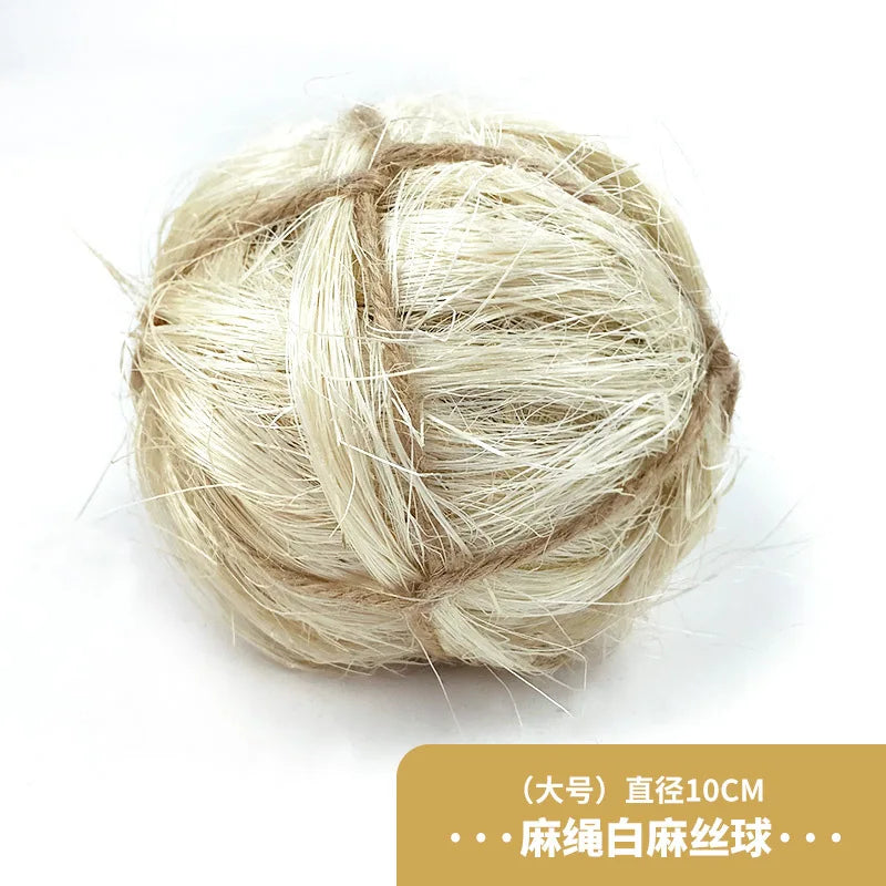 Chewing Braided Ball Guinea Pig Rabbit Hamster Small Animal Play Pet Interactive Chew Toy Natural Grass Ball hamster toy