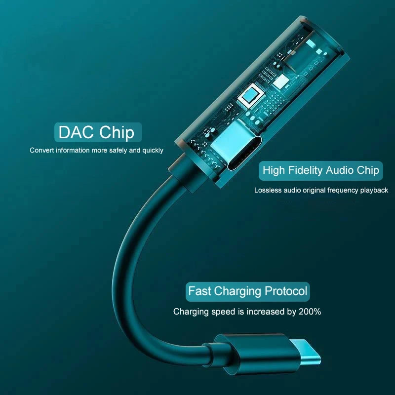 2 in 1 USB C to 3.5mm Jack Headphones Adapter Charger for Samsung Galaxy S24 S23 S22 Ultra A54 A34 A53 Note 20 10